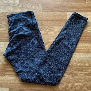 Gray and black striped 90 Degree by Reflex leggings